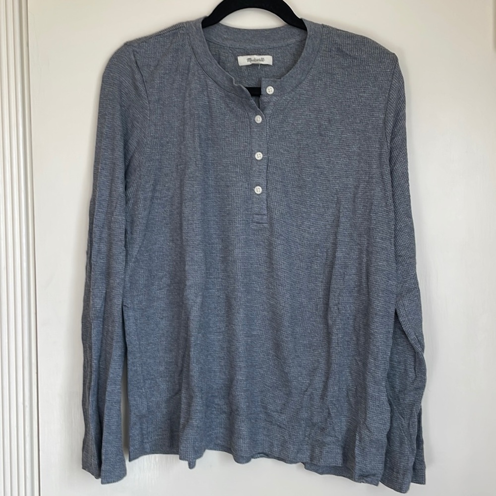 Like New Madewell Thermal Henley